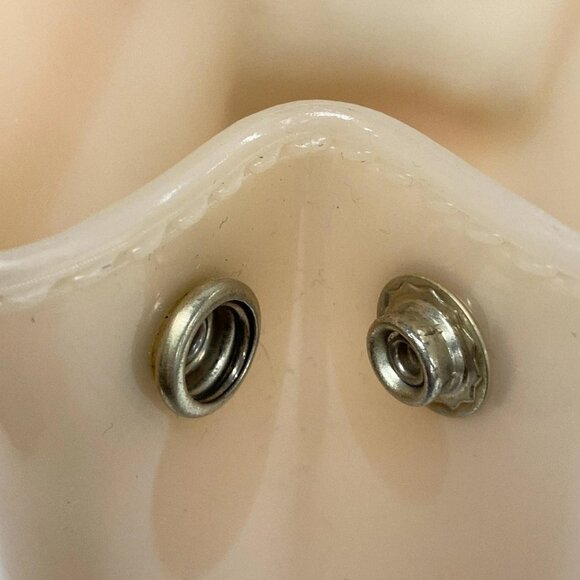 Auth FURLA Candy Beige Rubber Handbag - Picture 15 of 16